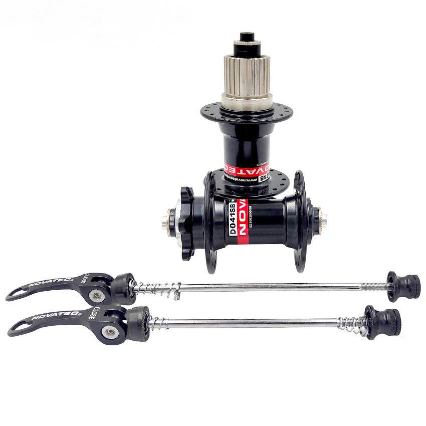 NOVATEC DISCハブ　F:100mmTA/QR R:135mmQR S7736cf5cd0584442be07d5f7686ef