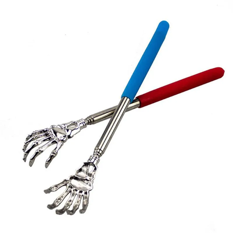 Telescopic Back Scratcher and Massager with Extendable Itching Relief