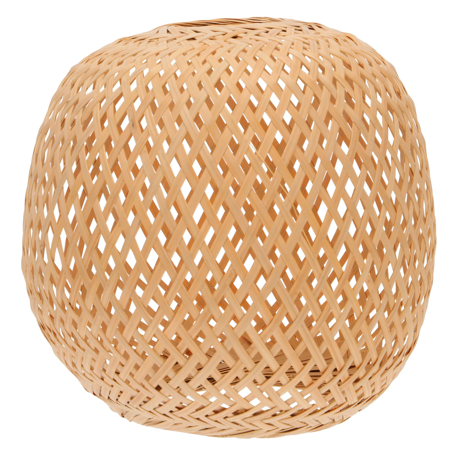 

Lamp Shade Light Pendant Cover Lampshade Rattan Chandelier Hanging Ceiling Wicker Woven Fixture Rustic Decorative Weave Basket