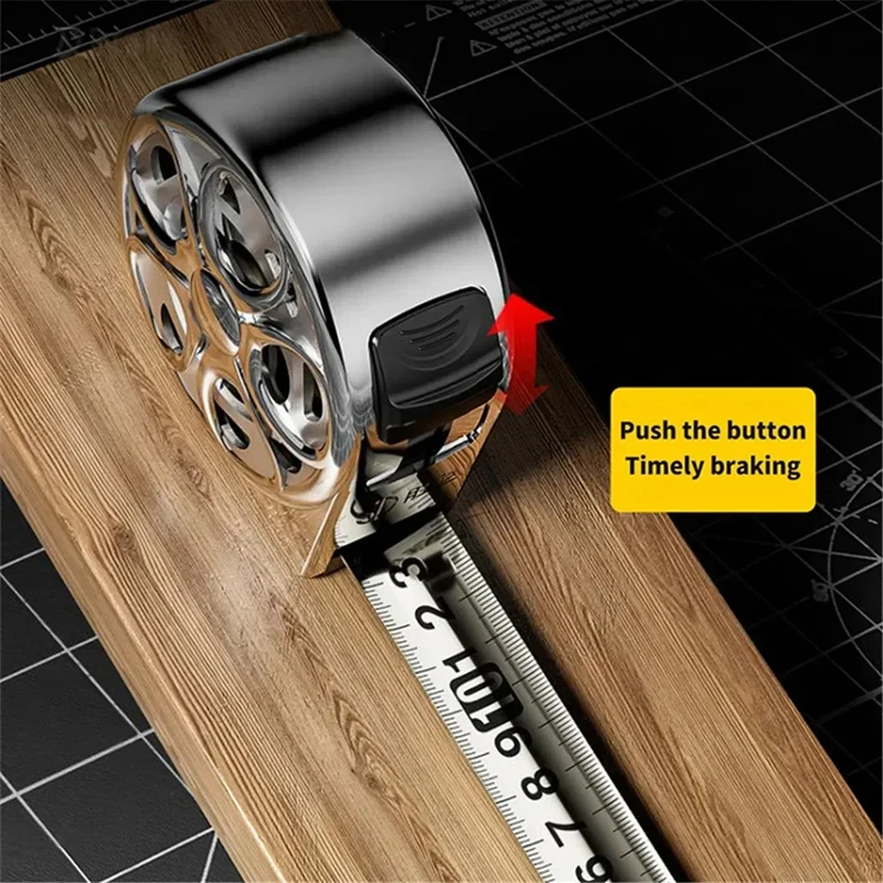 Tape Measure Xiaomi 5M Stainless Steel Portable Anti-corrosion Retractable Metric Ruler Woodworking MeasuringTool