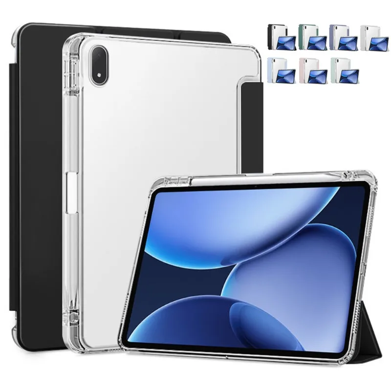 Enhanced Leather Folding Stand Case with Pen Holder
