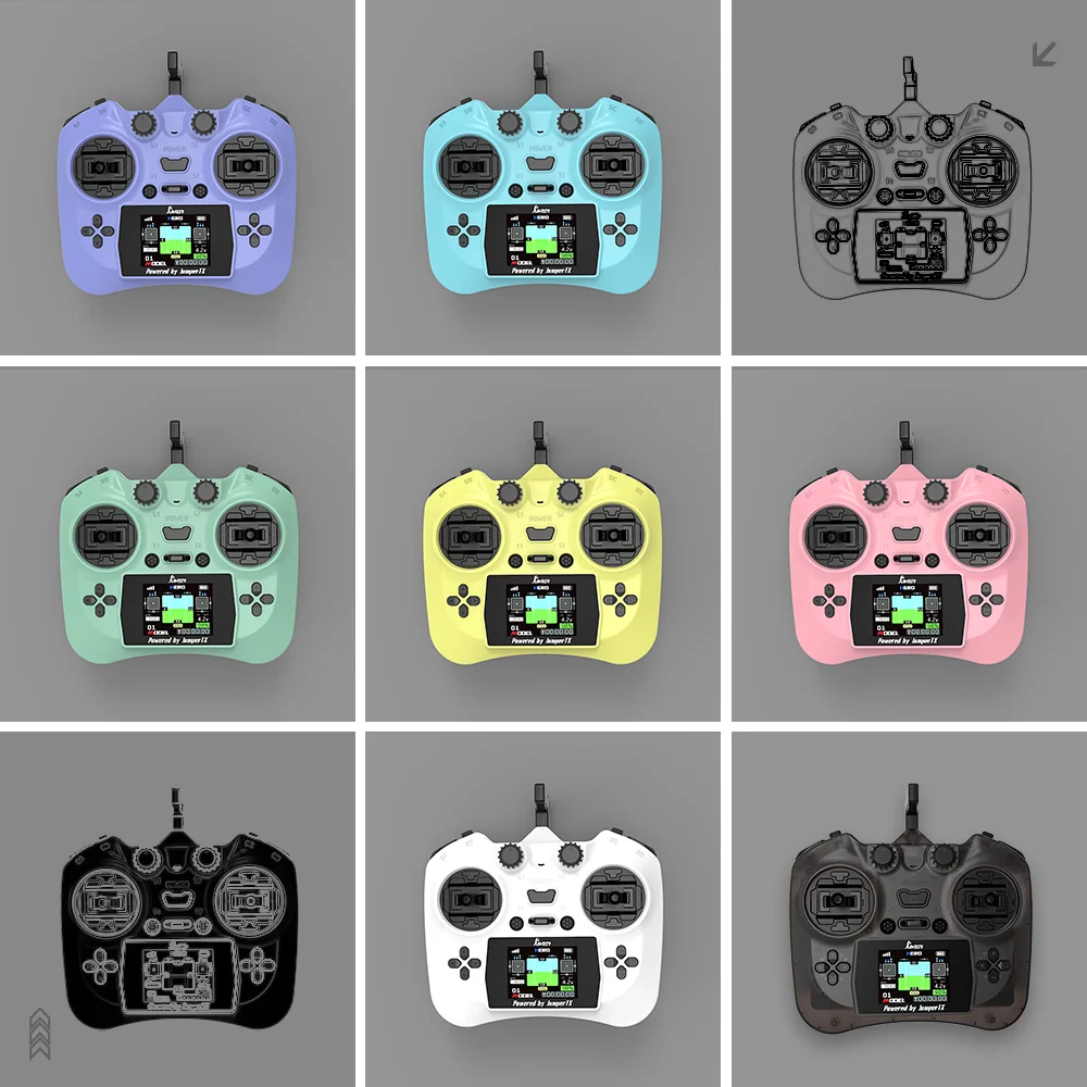 Récepteur inclus avec la radiocommande 2.4GHz, prêt à être installé dans un véhicule.