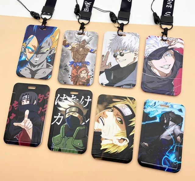 Movie characters Cartoon PVC Card Cover Student Campus Hanging Neck Bag Card  Holder Lanyard ID Card Holders key chain - AliExpress