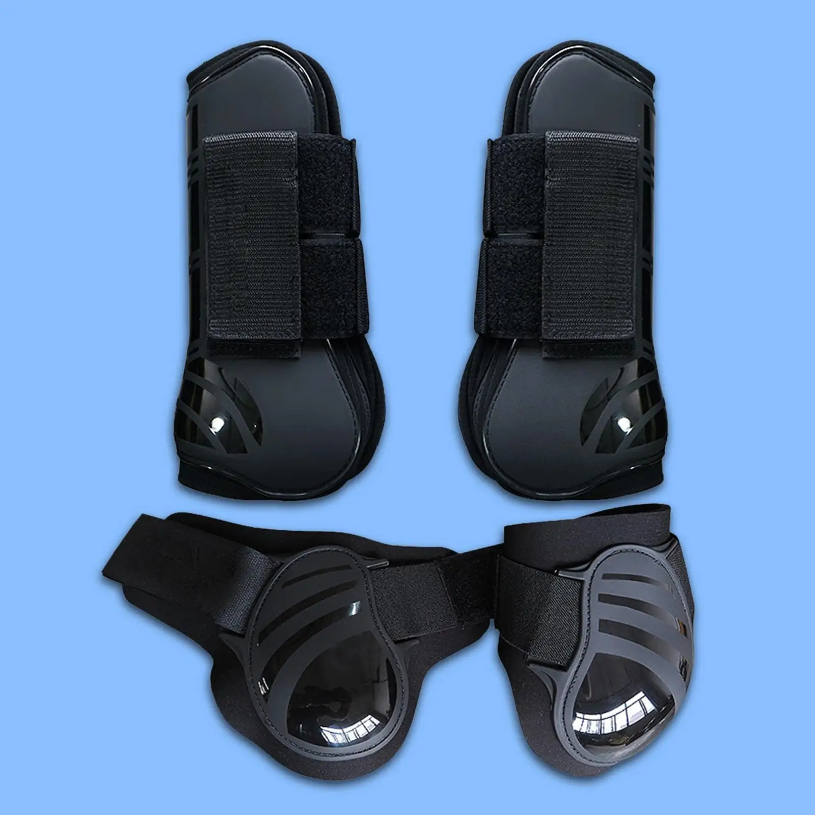 Horse Tendon Fetlock Boots (Set Of 4)Horse Jumping Leg Protection for Riding Horse Tendon Fetlock Boots (Set Of 4)Horse Jumping Leg Protection for Riding