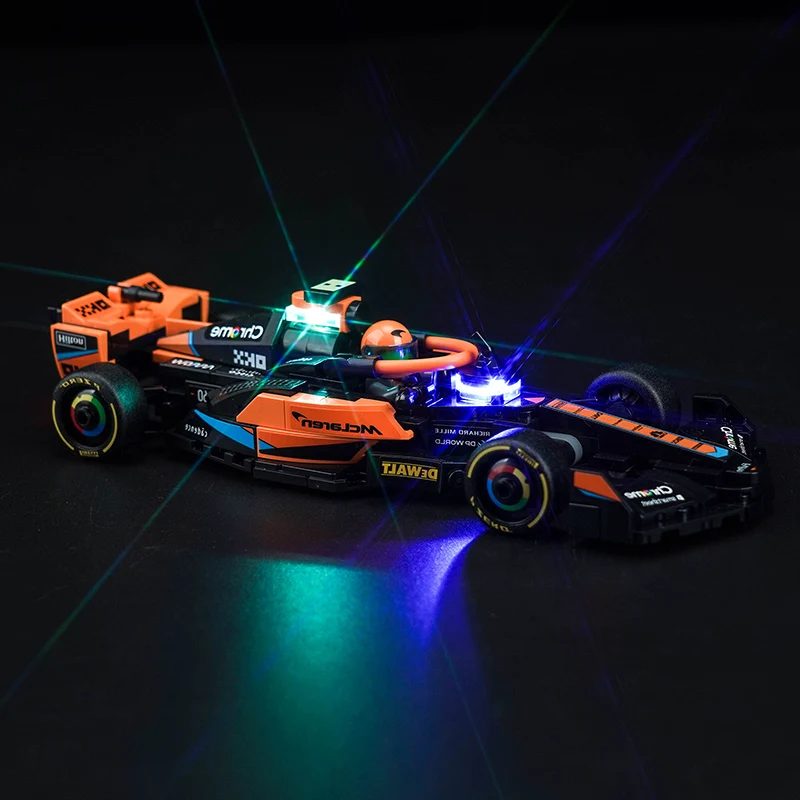 Vonado Led Light 76919 Set È Adatto Per Blocchi Di Costruzione Per Auto Da Corsa Mclaren Formula 1 (Inclusi Solo Accessori Di Illuminazione)