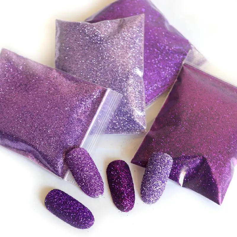 Chrome Pigment Reflective Glitter Powder Holographic Nail Glitter Mica