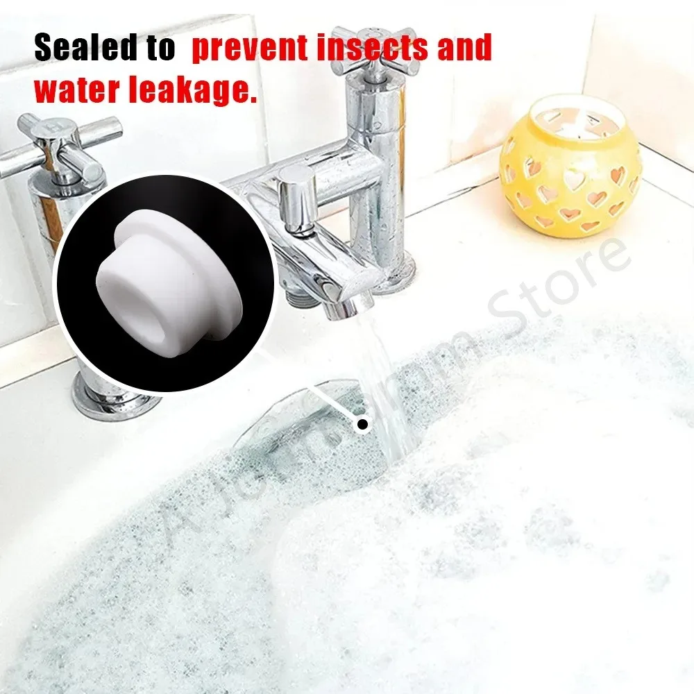 Wash Basin Overflow Ring Plug Basin Trim Bath Drain Cover Seal Bathtub Rubber Stopper for Household Hand Sink Hole Accessories bathtub stopper