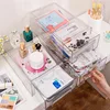 Acrylic Cosmetic Box Transparent Makeup Jewelry Drawer Home Storage Boxes Multi-functional Mask Storage Cosmetic Organizer 5