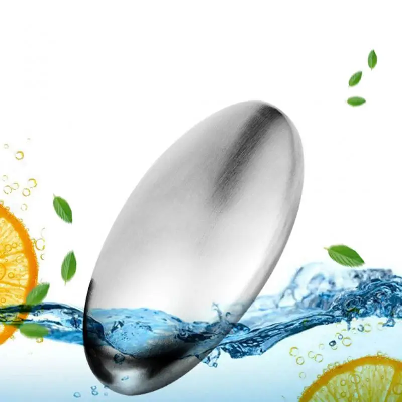 Stainless Steel Soap Odor Remover Chef Soap Garlic Onion Smell Kitchen Bar Eliminating 1-10PCS