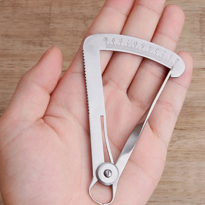 

Dental Gauge Caliper 0-10mm Measuring Tools Stainless Steel Dentist Metal Wax Thickness Measurement Depth Inner Diameter Ruler