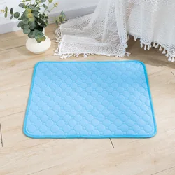 Eco-Friendly Washable Pet Absorbent Mat - S 50x35cm (Blue)