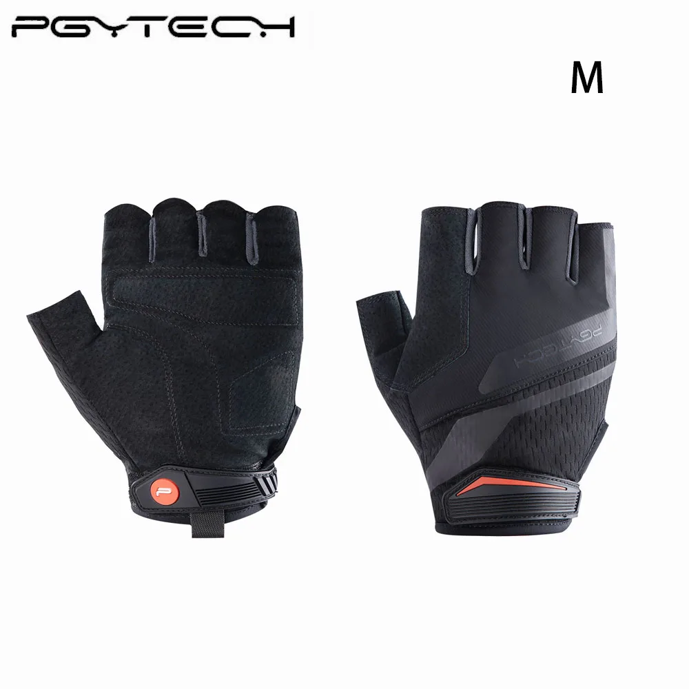 Pgytech fotografie handschuhe finger loses rutsch festes, strap azier fähiges Polyester faser material aus echtem Leder für Fotografen – Detail 7