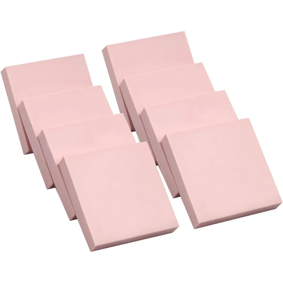 Pink Rubber Carving Blocks for Crafting and Stamping