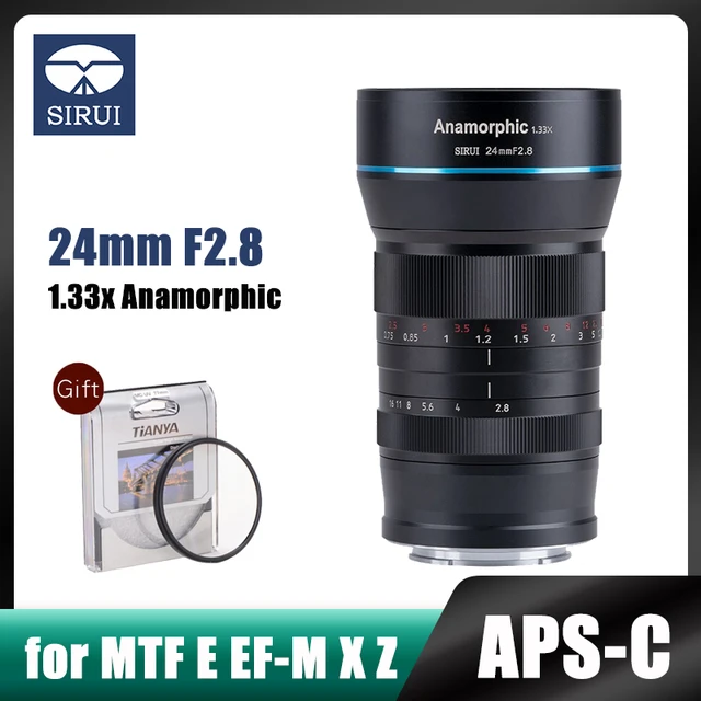 Sirui anamorphic  24mm f2.8 NikonZ