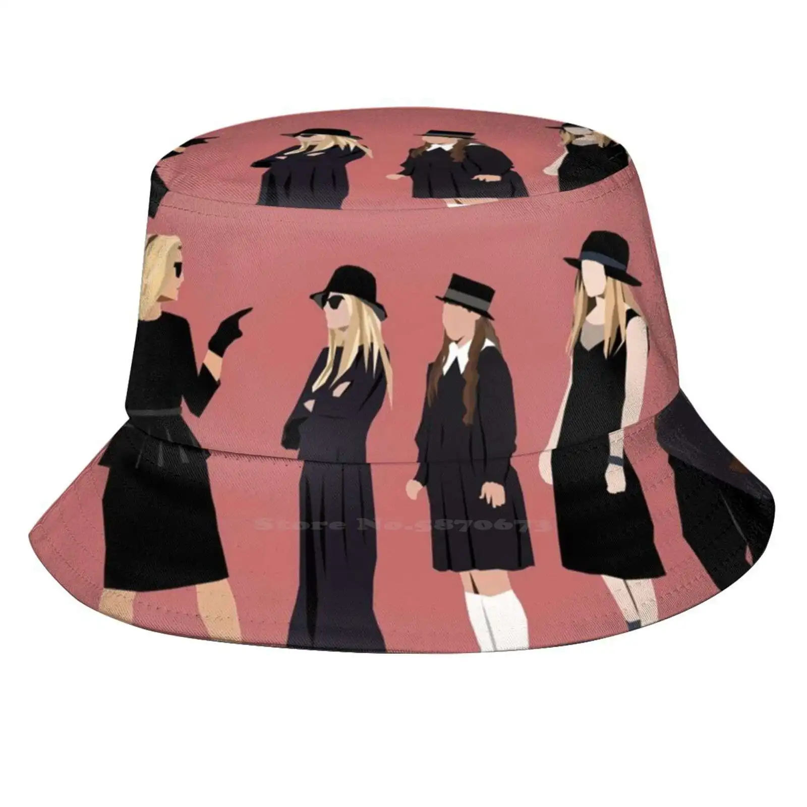 Le Streghe Berretti Coreani Divertenti Cappelli Secchiello Da Spiaggia Ahs Coven Raven Fiona Goode Zoe Benson Madison Penneie Nan