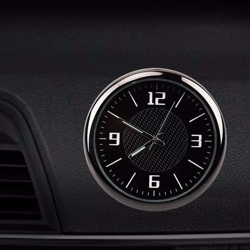 Universal Car Dash Clock Luminous Quartz Watch Ornament Auto Air Vent Clip Clock Interior Quartz Analog Smart Watch Decor car clock air outlet dashboard clock