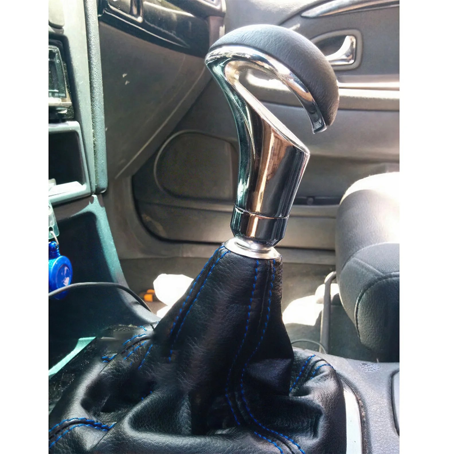 Car Shift Gear Stick Dust-proof Cover Handbrake Handle Faux Leather Cover for BMW E30 E36 E34 E46 Z3 Manual Models