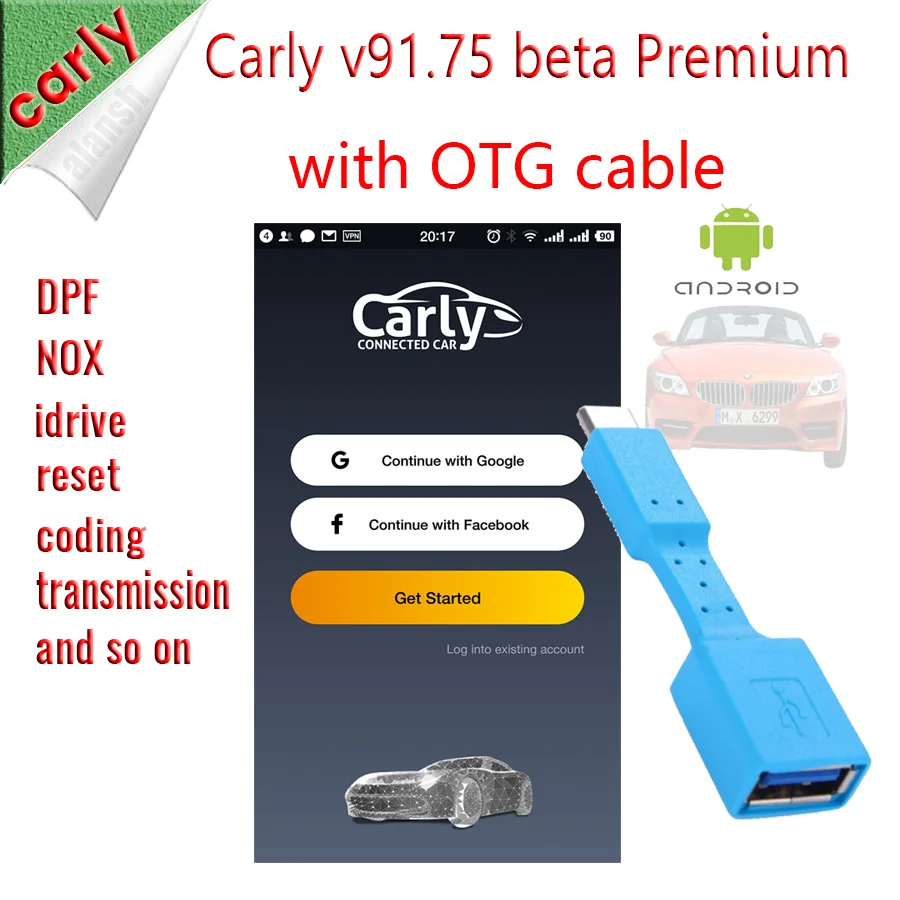 2024 Carly V91.75 beta Premium Unlocked for BMW Diagnose Program 