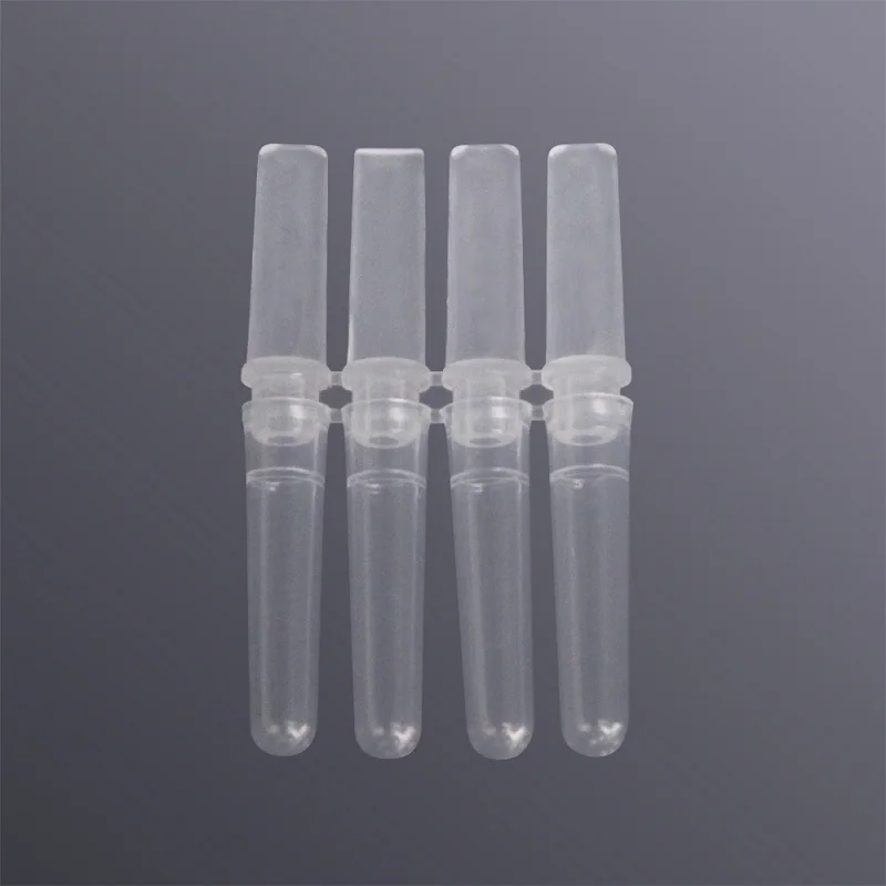 Four row tubes with cover 0.1ml PCR Strip Tubes 250 rows/carton PST-0104-C LABSELECT