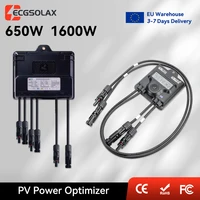Optimiseur de puissance photovoltaïque ECGSOLAX MPPT 650W 1600W Entrée 12V-75V pour système de panneaux solaires Surveillance de la tension Anti-Hotspot 650W 1