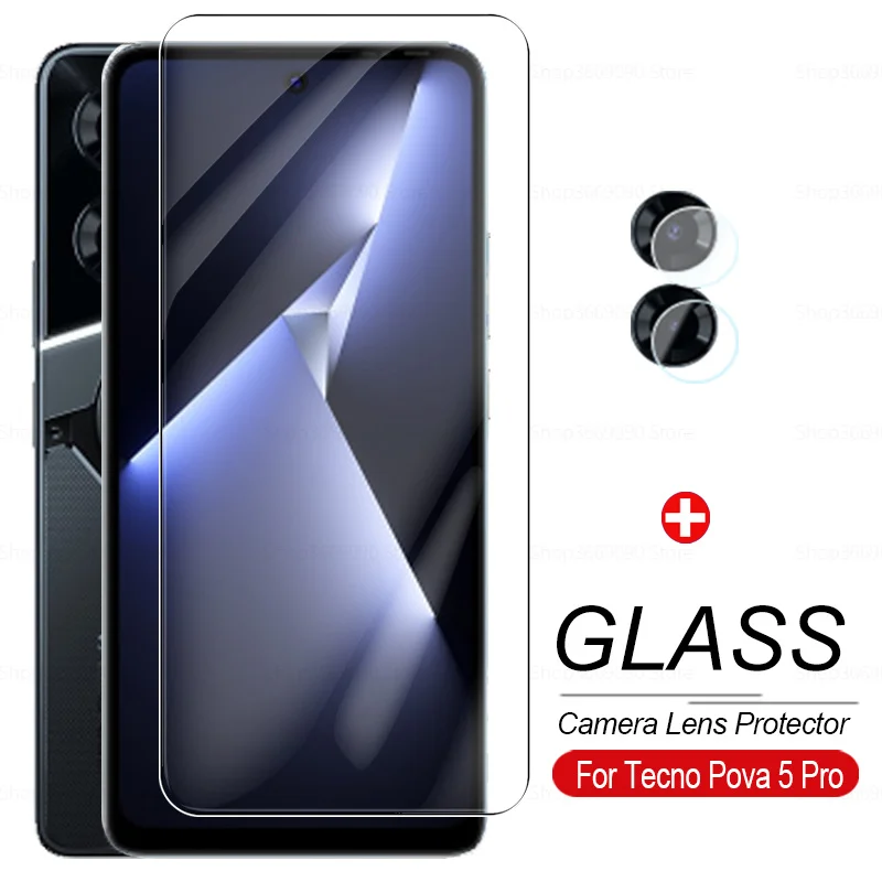 

Защитное стекло для объектива камеры Tecno Pova 5 Pro 5Pro Pova5Pro LH8n 4G 6,78 дюйма, армированное защитное закаленное стекло, пленка