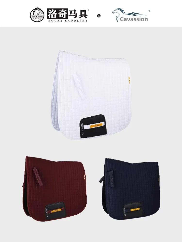 Cavassion Dressage Equestrian Saddle Pad Competition Horse Back Breathable Clothing Horse Riding Equine Equipments
