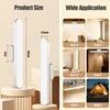 LED Table Lamp Magnetic Hanging USB Rechargeable Desk Lamp 3 Color Reading Light Dimmable Cabinet Closet Wardrobe Night Light 6
