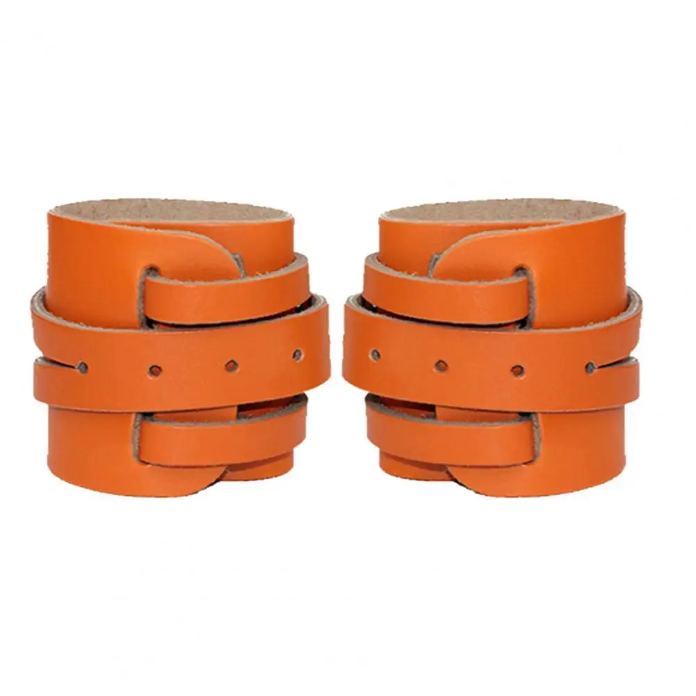 Men Wrist Guards Genuine Leather Fitness Compression Weight Lifting
