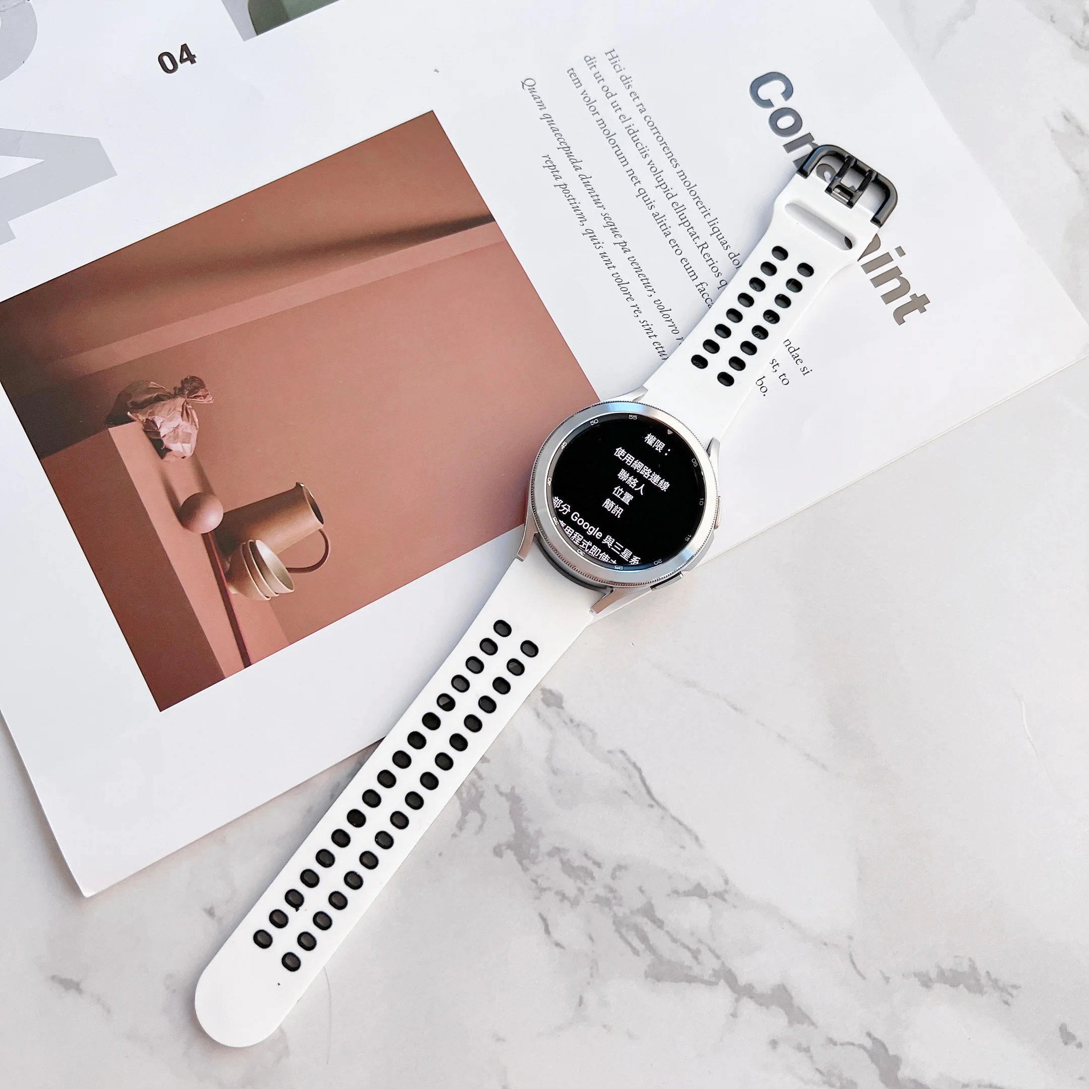 

Силиконовый ремешок для смарт-часов Samsung galaxy watch 4/5/5 Pro 40 мм 44 мм, дышащий браслет для Galaxy watch 4 Classic 42 мм 46 мм