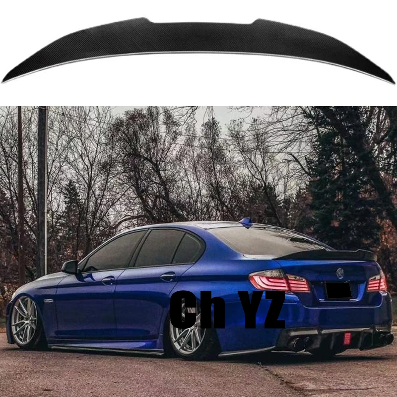 

For BMW 5 Series F10 F18 M5 520i 528i 535i 530i 525i M4 M5 MP PSM Style Rear Trunk Lid Car Spoiler Wings Tuning Accessories Part