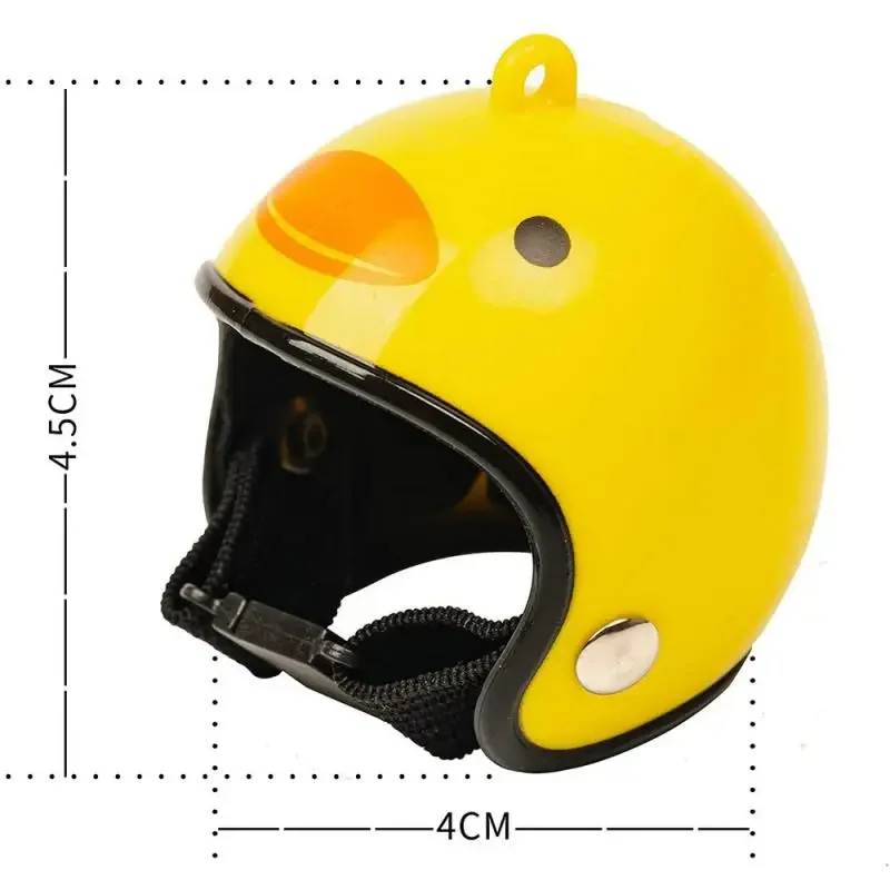 Chicken Helmet Funny Chicken Helmet Small Bird Duck Quail Hard Hat Headgear for Hens Head Pet Supplies