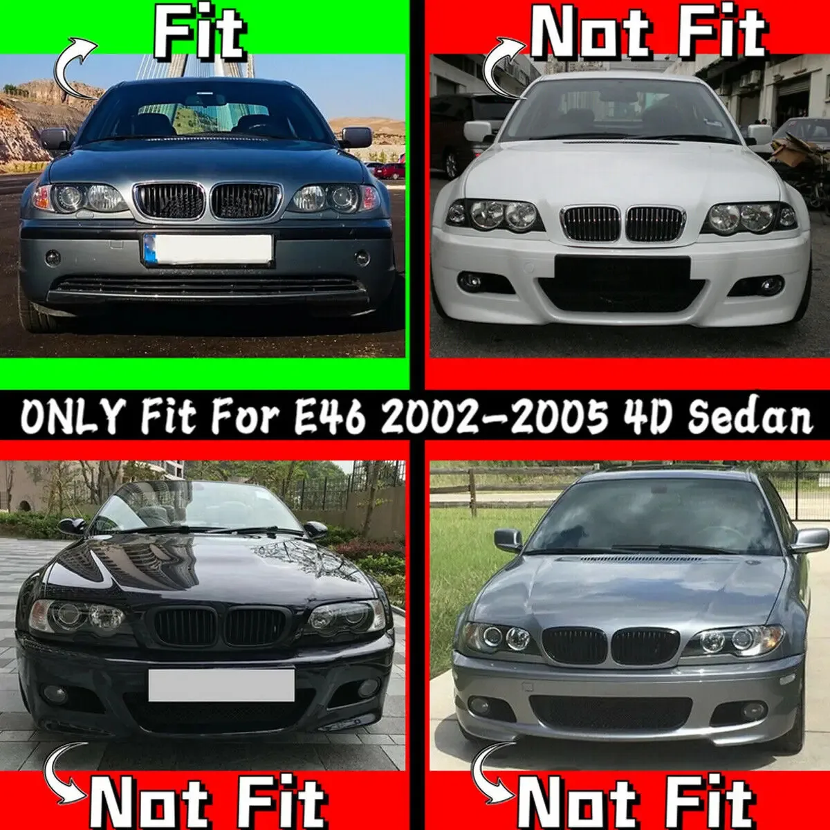   Ʈ Ű ׸, BMW 3 ø E46 320i 325i 328i 4 ¦  2002-2005 ̽ ׸ ü ׸