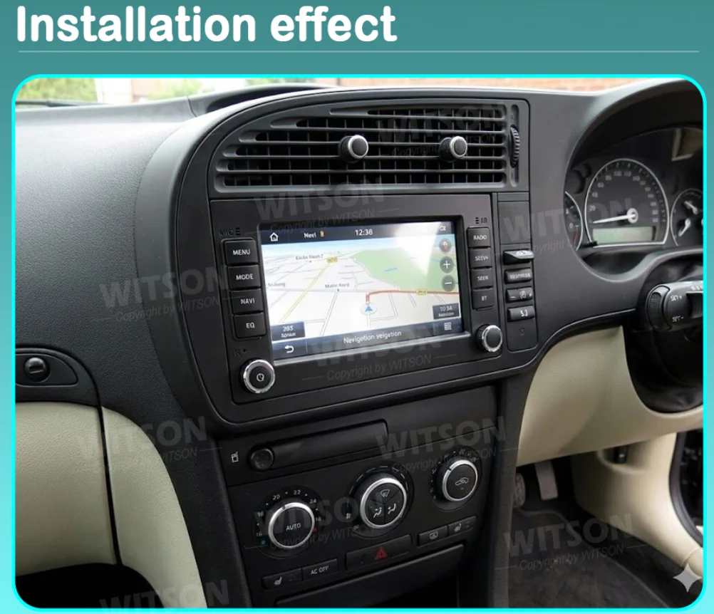 AVGOTOP Autoradio Android per SAAB 9-3 93 2007-2012 Multimedia GPS WiFi Auido Unità principale per veicolo Carplay RDS Auto Stereo - immagine 2
