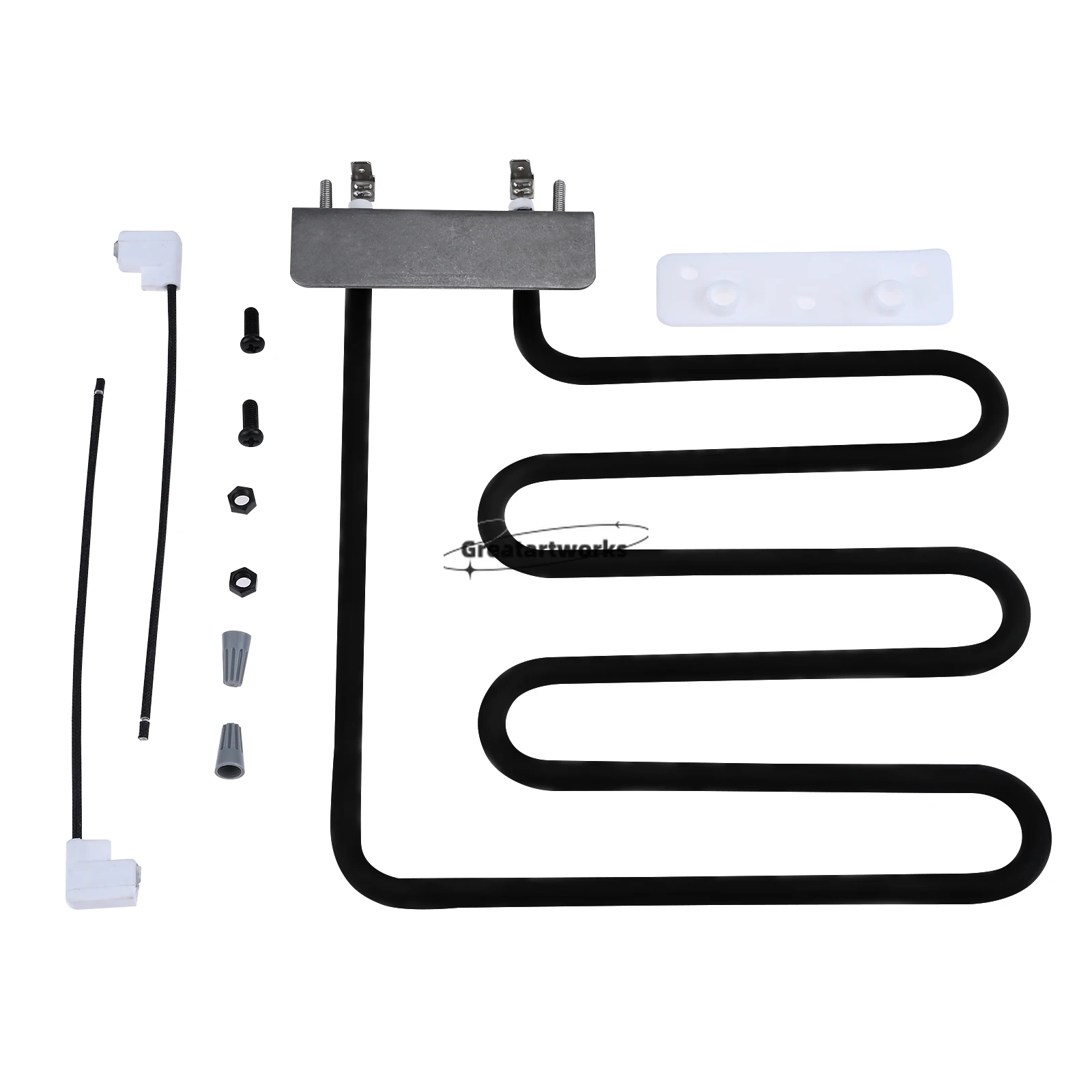 1200W Electric Smoker Heating Element Kit 9907120027 for Masterbuilt 40&rdquo; Electric Digital Control Smokers 20072712 CHRFDES402103