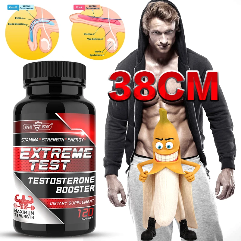 Men's Testosterone Booster Increases Stamina, Hardness & Strength