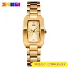 Skmei  Ladies Casual Dress Luxury Silver Ladies Rhinestone Waterproof Relogio Feminino Quartz Watch Fashion Thin Watches 1400 2