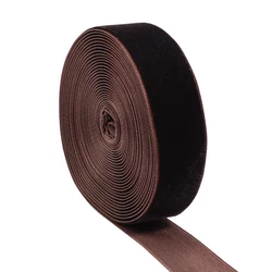 Wine Red Velvet Ribbon for Gift Packaging & Decorations (Deep brown)