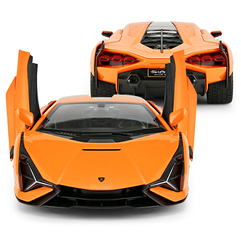 RASTAR Lamborghini Sian FKP RC Car 1:14 Car Model 600mAh Battery LED Lights OPen The Doors Auto Machine Toy Gift for Kids Adults 3