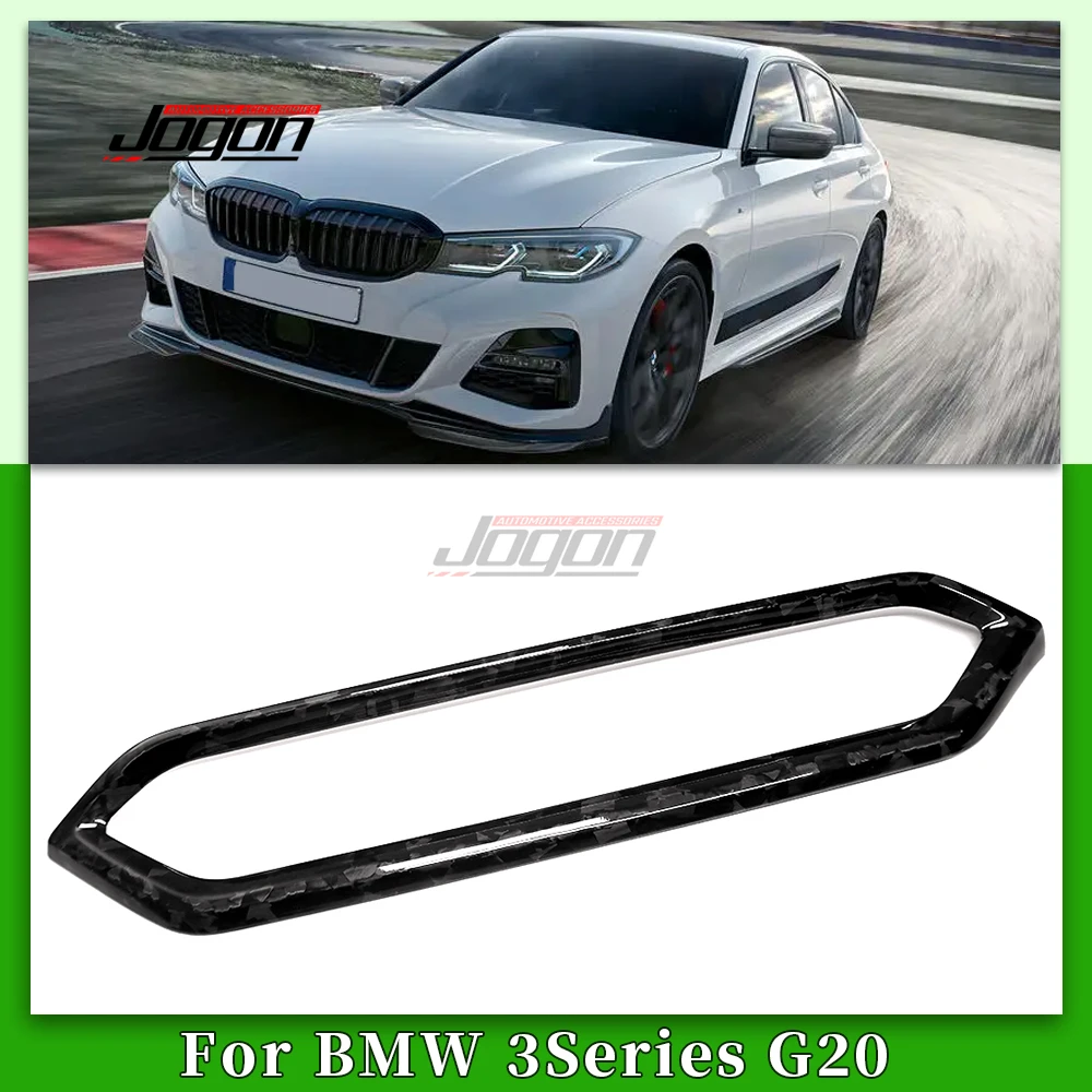 

LHD для BMW 3 4 серии G20 G21 G22 Facelift 2023 Кованое углеродное волокно Автомобильная приборная панель центральное управление вентиляционное отверстие панель Крышка отделка