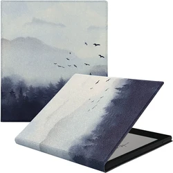 GAUGGER Ultra-Thin Magnetic Leather Tablet Case with Auto Sleep/Wake (Misty Forest)