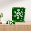 1PC 45*32CM Christmas Towel Soft Cotton Towels Merry Christmas Santa Claus Hand Towels Festive Atmosphere Bathroom Gifts 6