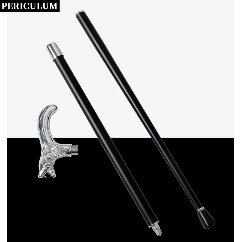 杖 ウルフ 狼 つえ ステッキ おしゃれ 高級 男性 女性 イベント 金属 送料無料★杖★ステッキ★　ウルフ　　91cm