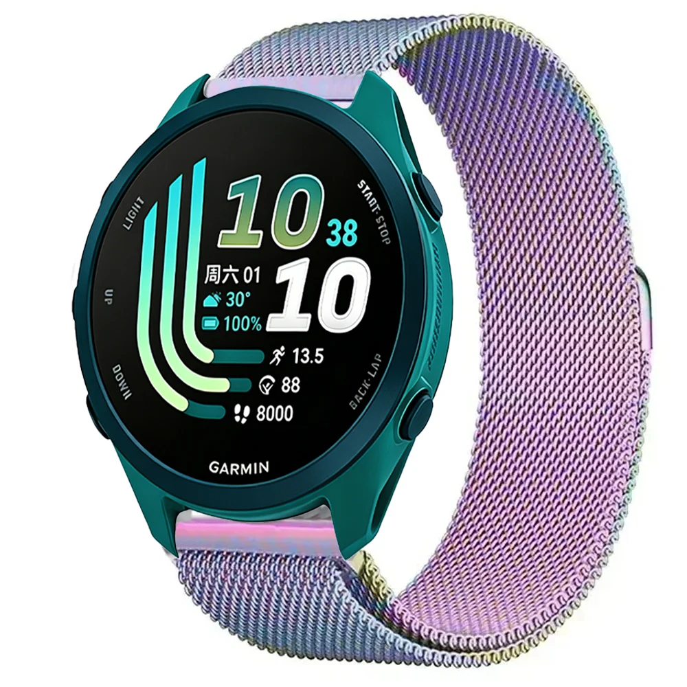 Elegant Metal Milanese Loop Strap - Adjustable Bracelet Replacement Band