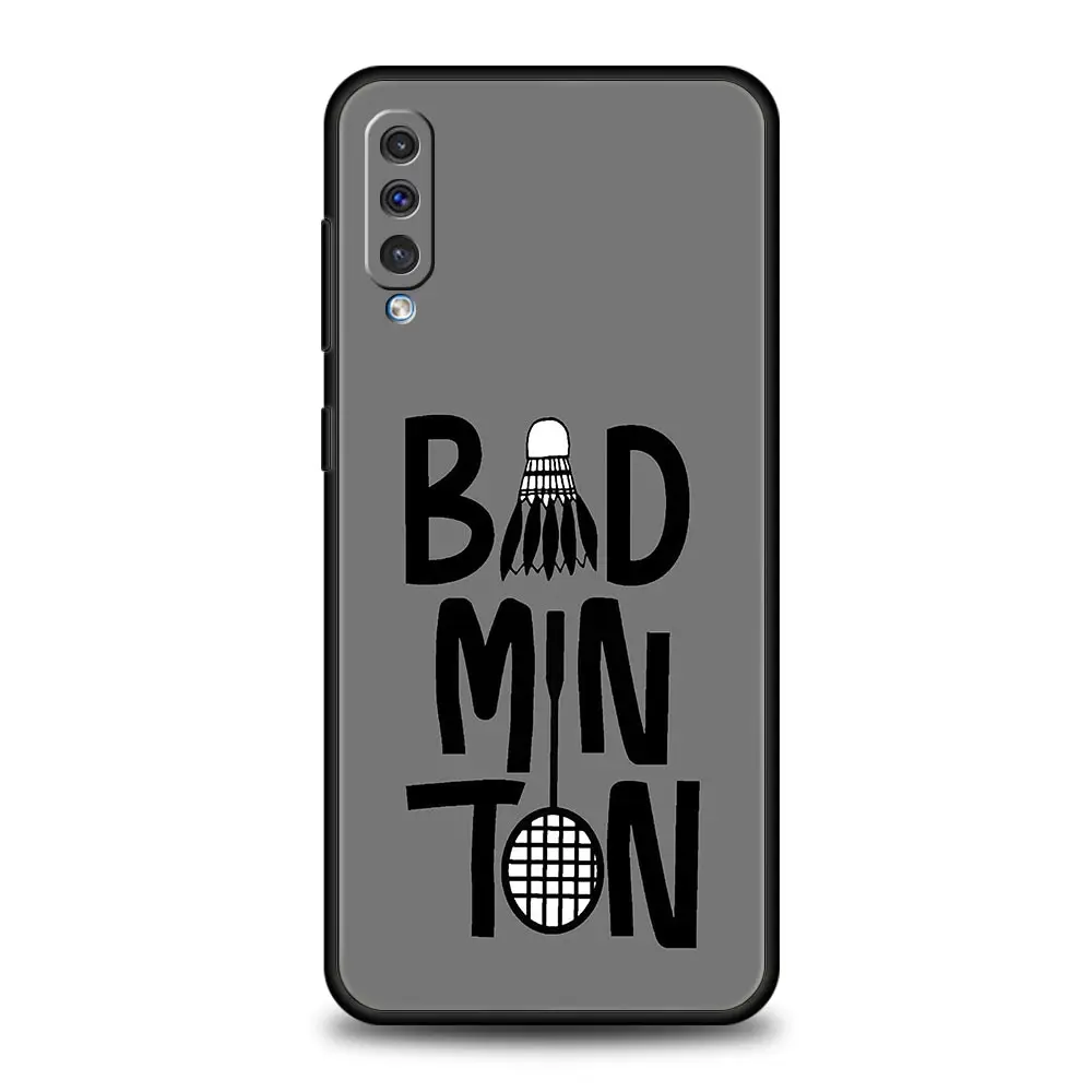 Badminton-Themed Protective Phone Cover
