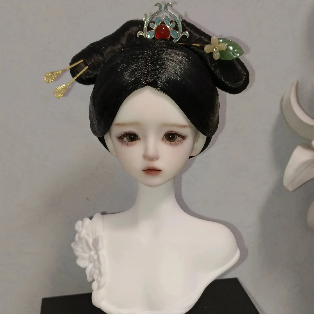 

1/6 1/4 1/3 Scale Ancient Costume BJD Wig Chinese Hanfu Fairy Hair Retro Wigs For BJD/SD MSD SD13 SSDF Doll Accessories C2473