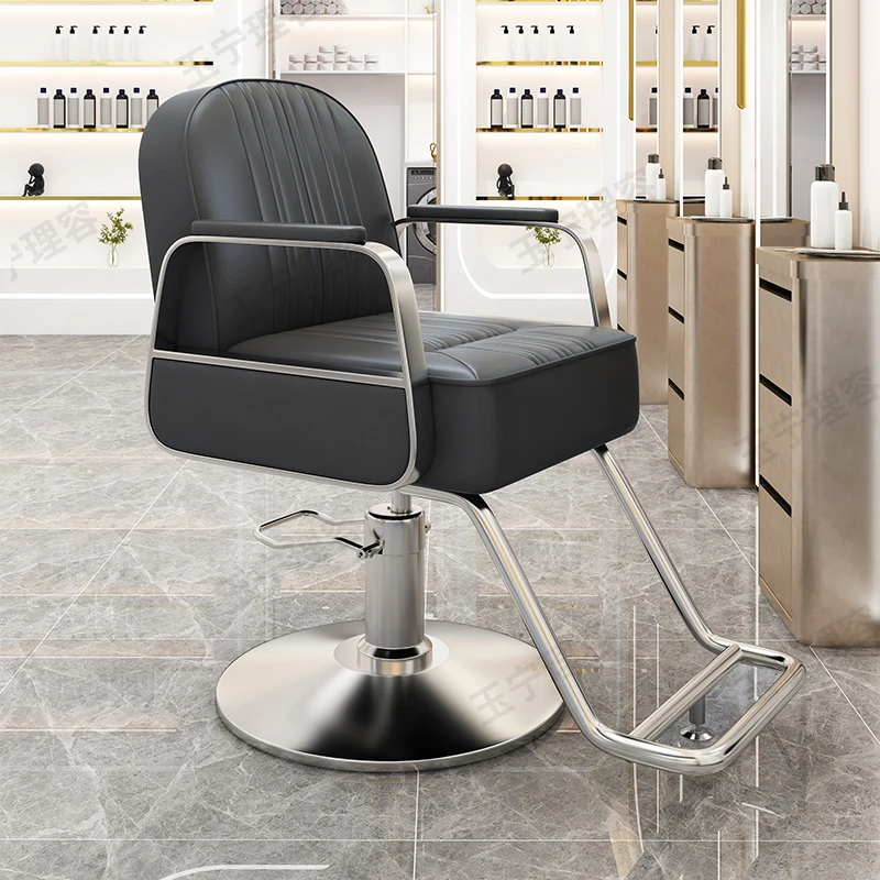 Shampoo Pedicure Barber Chair Vanity Swivel Spa Facial Cosmetic Barber Chair Gaming Hairstylist Sillas Furniture SY50BC
