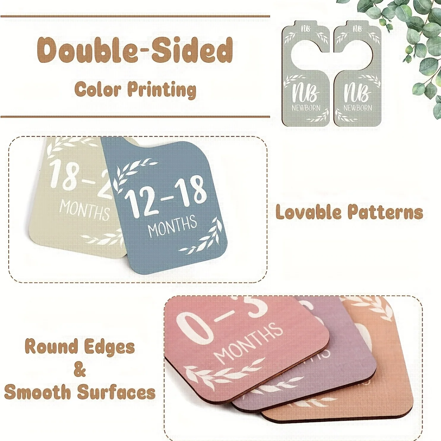 Baby Closet Dividers for baby clothes organizer nursery decor
