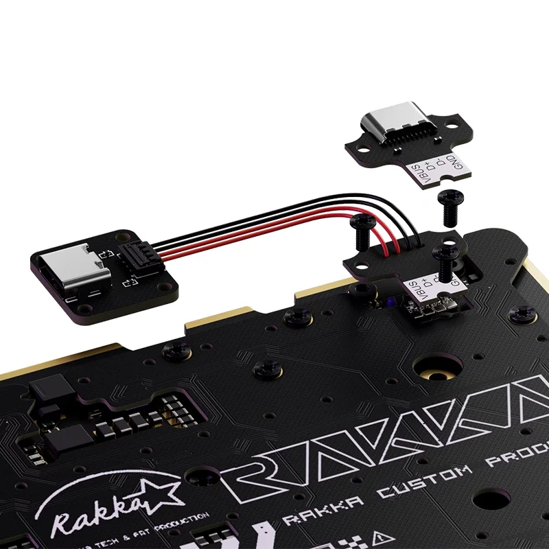 RAKKA 60 ATLAS HE キーボード PCB フォームセット ホール効果