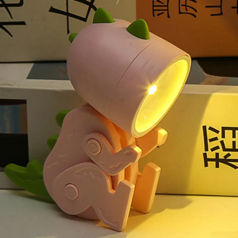 LED Night Light Mini Cute Pet Light Ins Student Gift Cartoon Pet Folding Table Lamp Kids Room Bedside Bedroom Living Room Decor led pet table lamp