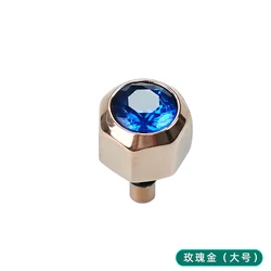 Stainless Steel Winding Crown Replacement - Santos (Lager size - Rose gold)